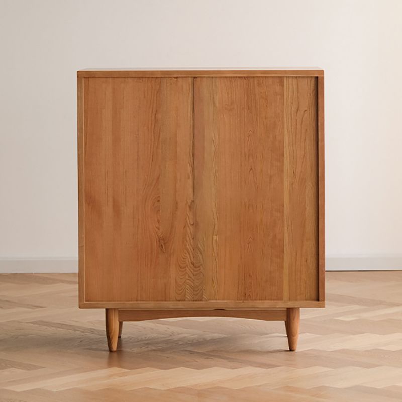 Modern & Contemporary Cabinet Square Glass Paned Bar Pulls Straight Legs Accent Cabinet