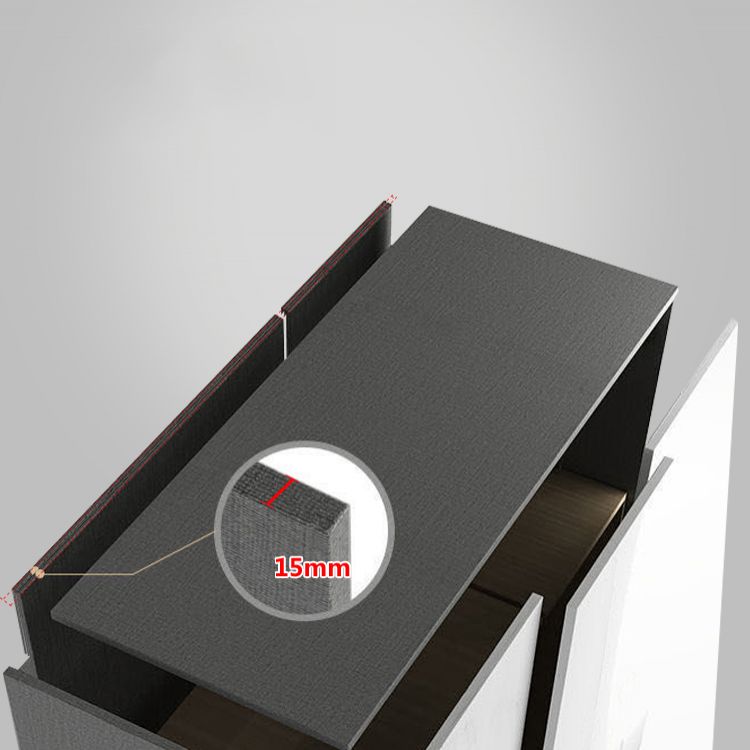 Modern Storage Cabinet Engineered Wood Wardrobe Armoire for Bedroom