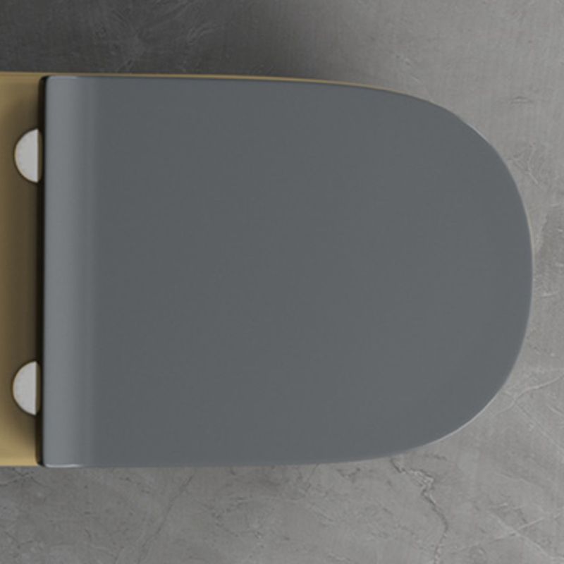 Traditional Ceramic Flush Toilet Seat Included Urine Toilet for Washroom