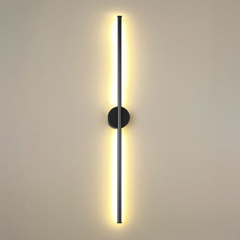 1 Light Linear Wall Sconces Modern Style Metal Wall Mounted Lamps