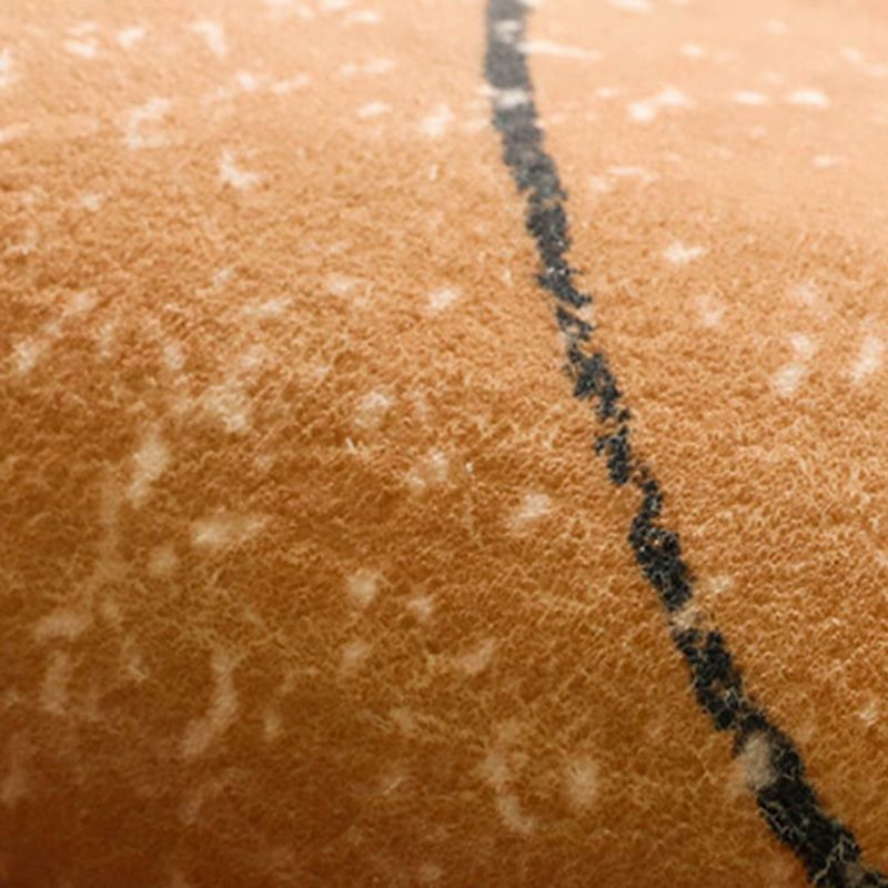 Apricot Tone Nordic Area Rug Polyester Abstract Color Block Rug Washable Indoor Rug for Living Room