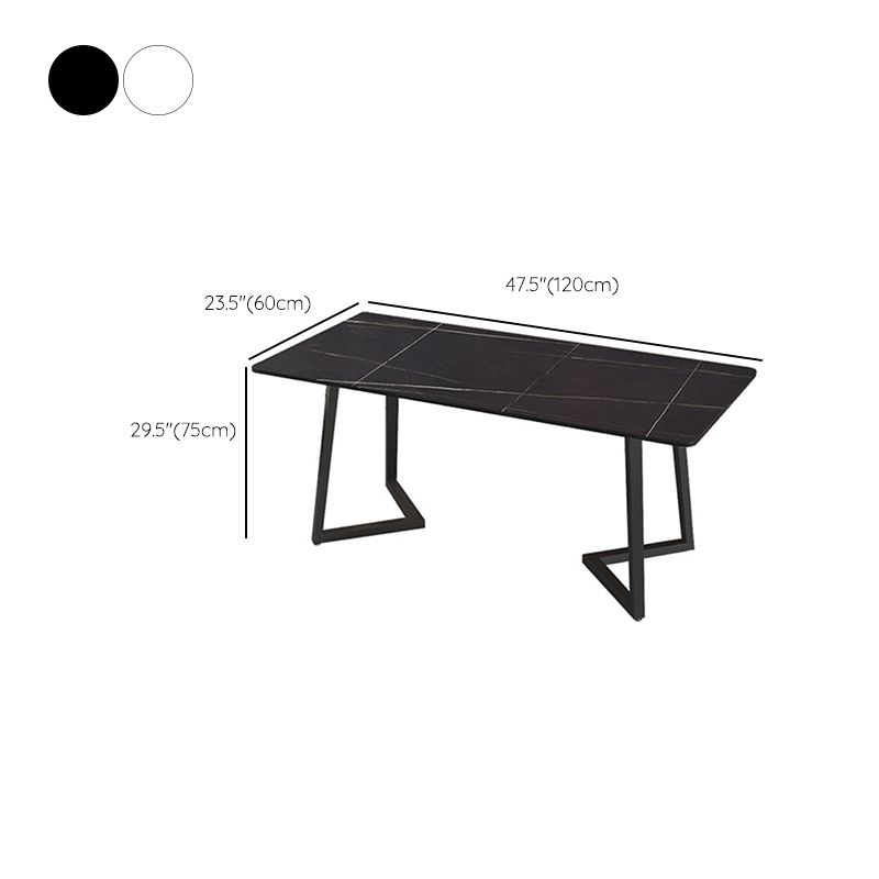 Polished Finish Dinette Set with Black Chairs 1/4/5/7 Pieces Glam Dining Table Set