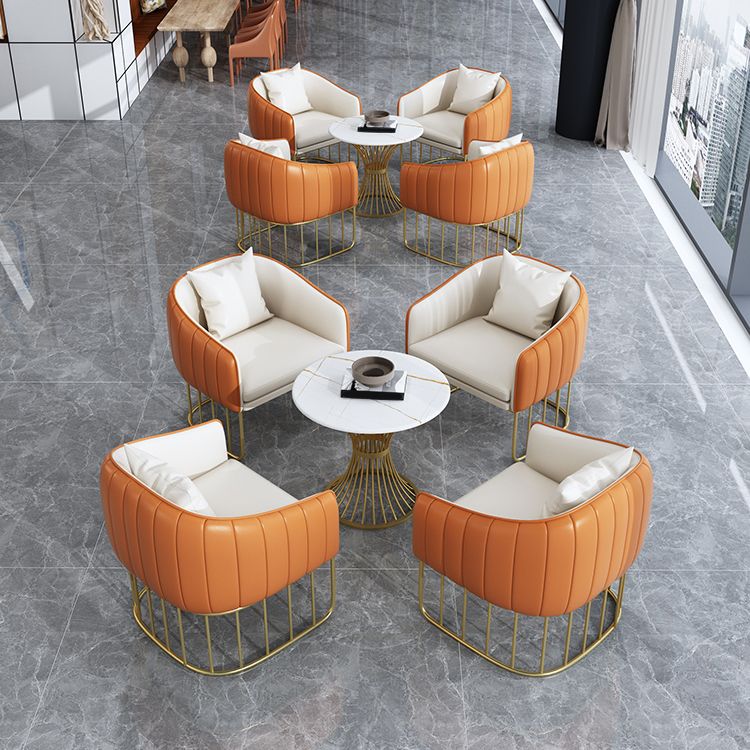 Glam Style Sintered Stone Dining Set 1/2/3/4/5 Pieces Dining Table Set for Home Use