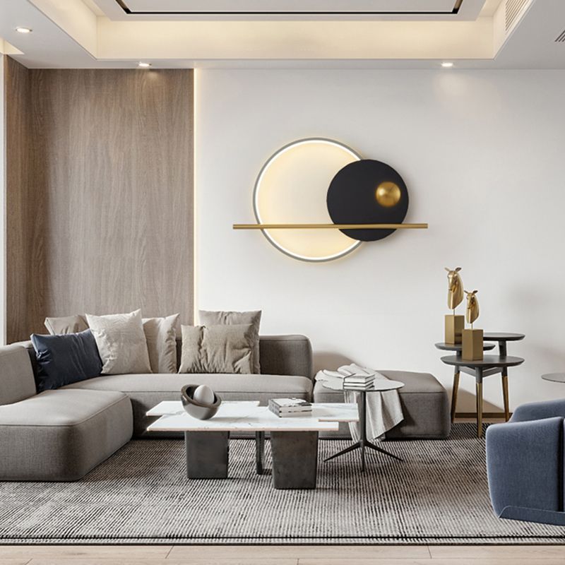 Geometry Shape Metal Wall Lights Modern Style Wall Mount Lighting