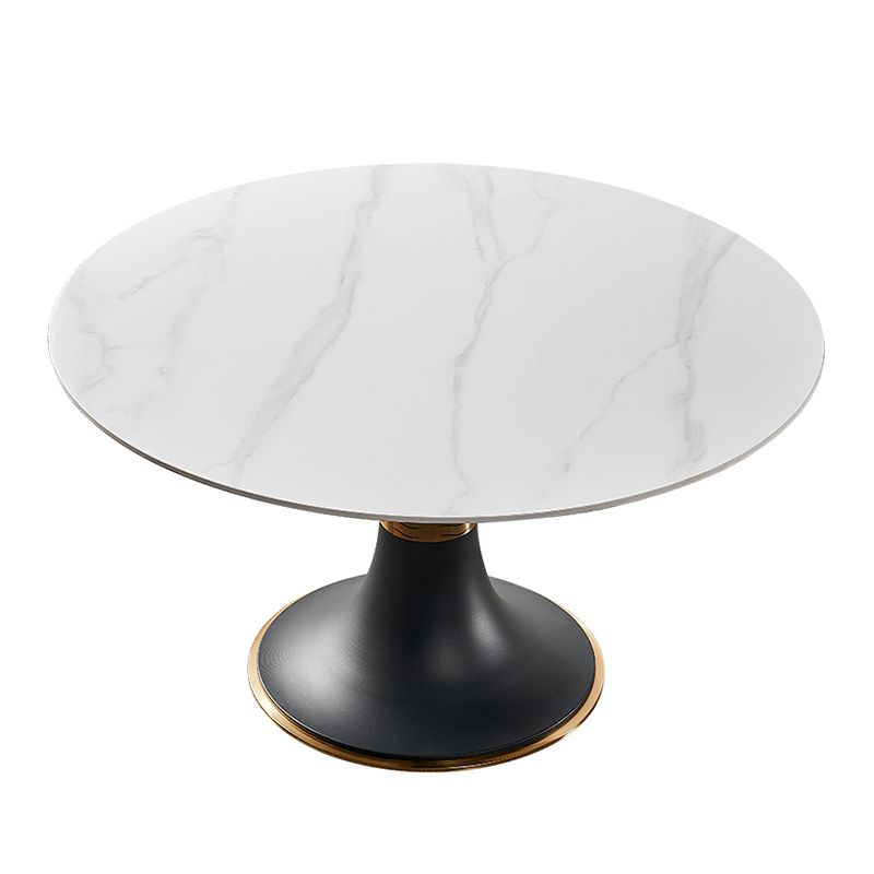 Modern Style Sintered Stone Dining Round Table Set 1/3/4/5/7 Pieces Dining Set