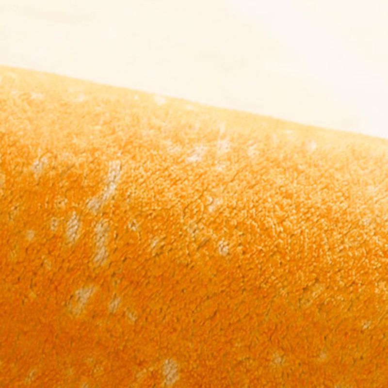 Apricot Tone Nordic Area Rug Polyester Abstract Color Block Rug Washable Indoor Rug for Living Room