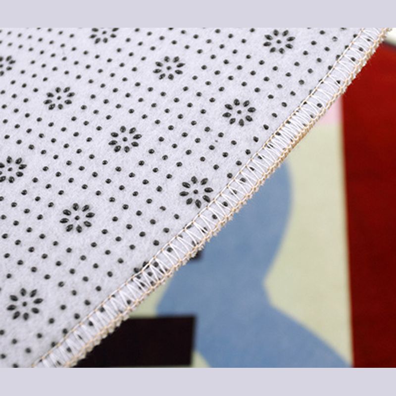 Eclectic Boho-Chic Carpet Funky Tribal Pattern Indoor Rug Polyester Anti-Slip Carpet for Living Room