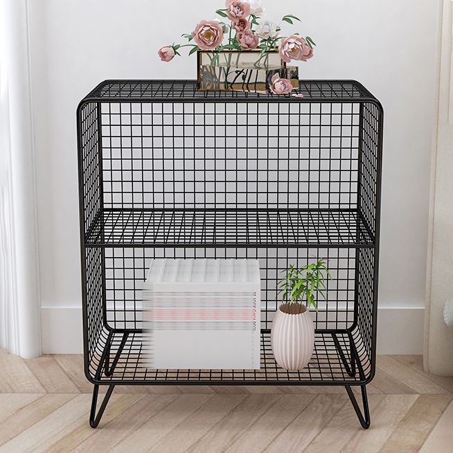 Moderner Metal -Bücherregal mit Metal -Bücherregal für Zuhause und Büro geschlossen