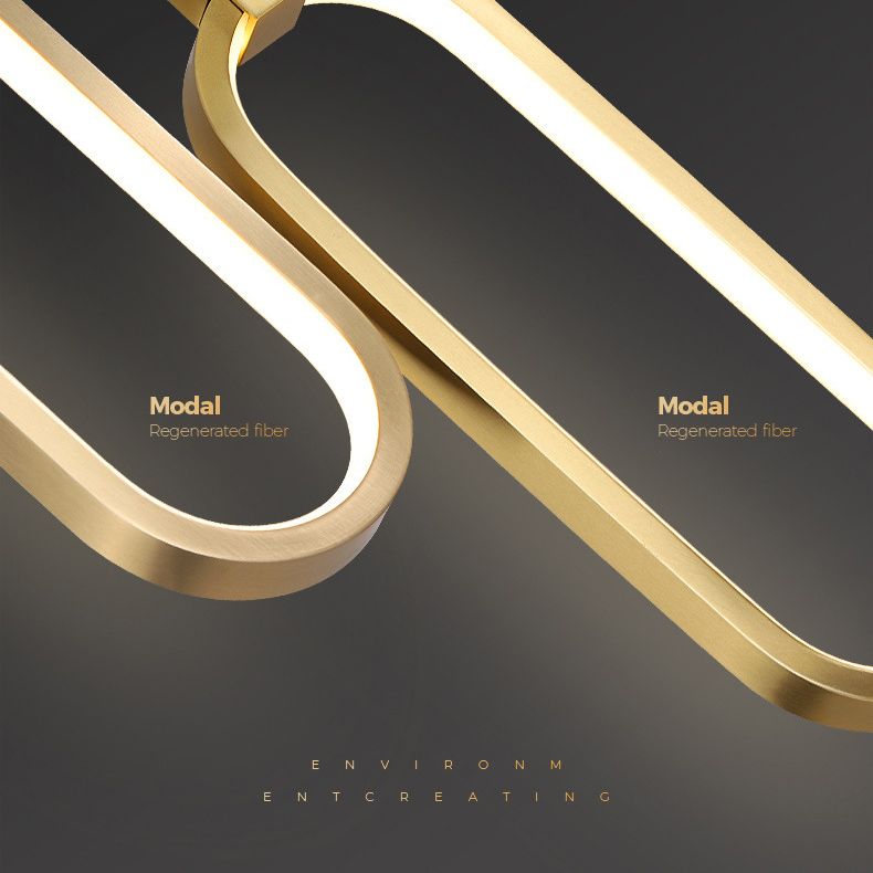 Apparecchi di illuminazione a sospensione circolare Postmoderna Luce sospesa in stile lusso