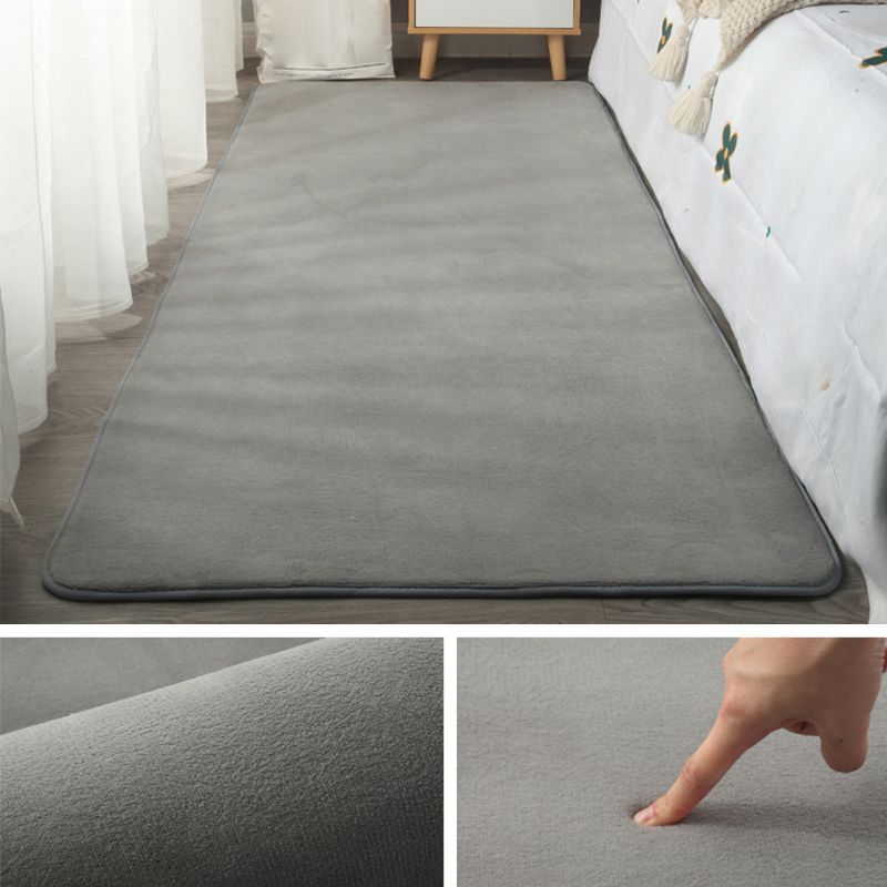 Alfombra de dormitorio simplicidad Área lisa multicolor polipropileno Alfombra resistente a las manchas sin deslizamiento