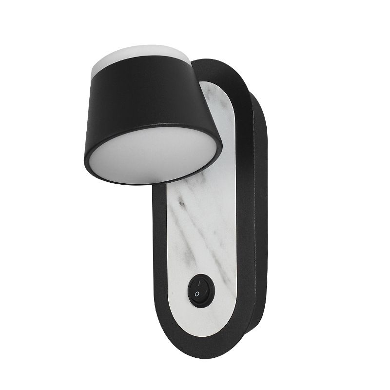 Geometric Shape Metal Reading Wall Lighting Modern Style 1-Light Wall Mount Lighting