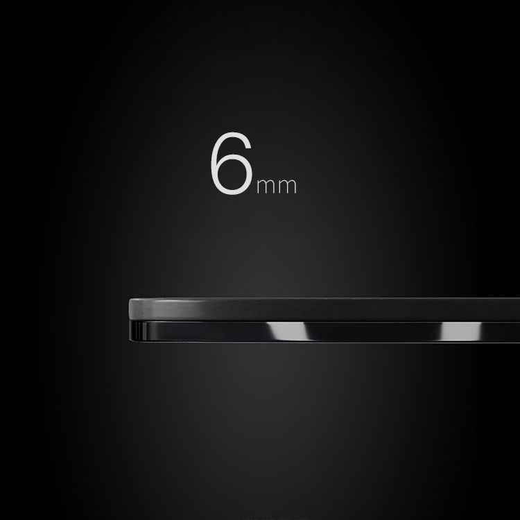 Minimalist Sintered Stone Dining Room Set Standard Height with Black Base Dining Set