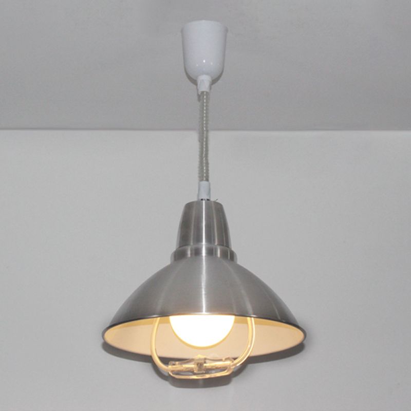 Postmodern Style Bowl Shape Hanging Light Metal 1 Light Pendant Lights for Dining Room