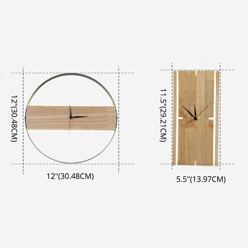 Modern Clock Wall Lighting Study Study Study Study Light Funce in beige