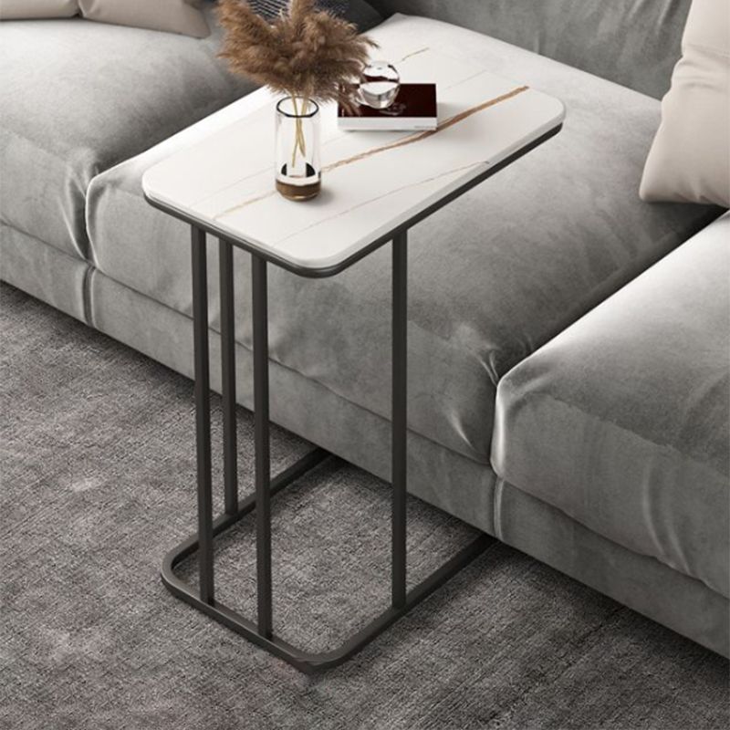 7.9"H Modern Style Side End Table Metal Frame Sofa Side Accent Table