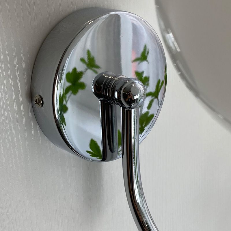 Luz de pared de globo de vidrio en un estilo creativo moderno Lámpara de pared de hierro forjado para espacios interiores