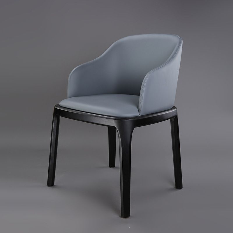 Traditional Chair Wood Solid Back Dining Room Chair for Kitchen