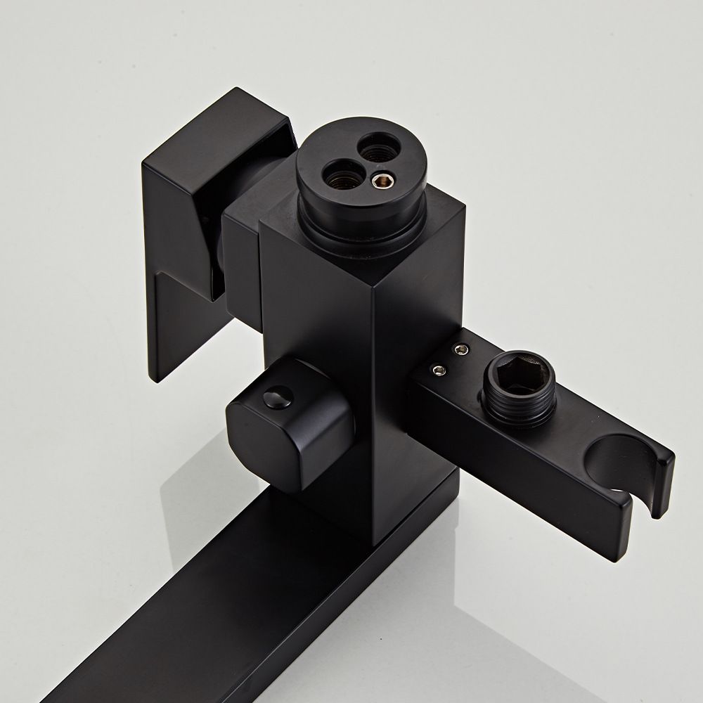 Floor Mounted Waterfall Freestanding Tub Filler Single Handle Freestanding Tub Filler Trim