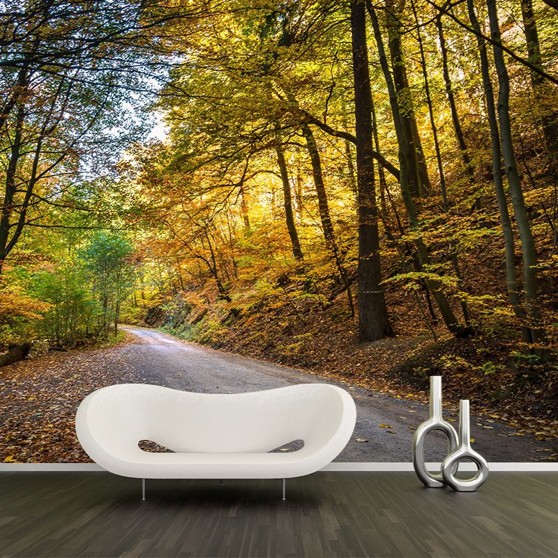 Space Extension Mural Wallpaper Photography Mildew Resistant for Living Room