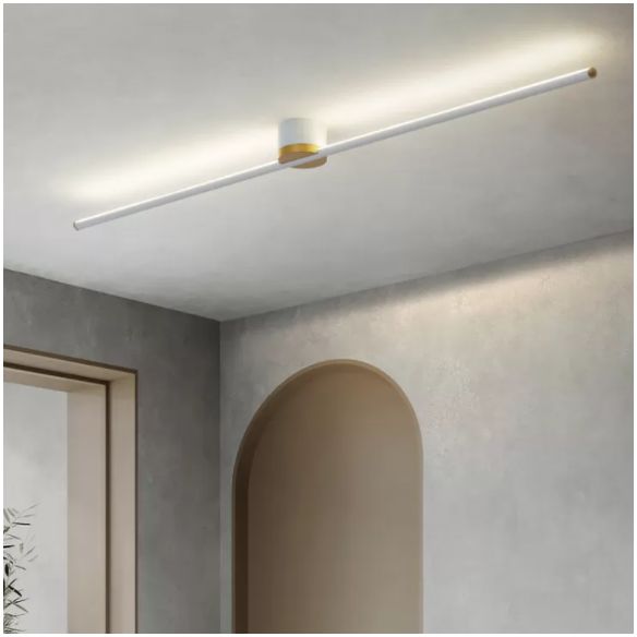 1 Light Linear LED Flush Mount Ceiling Light New Modern Aluminum Ceiling Light Fixture