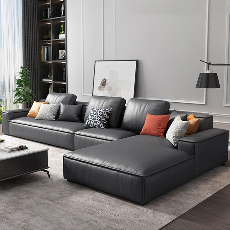 Nordic Style Sofa Bed Sponge/latex Cushion Filled Imitation Leather/sofa