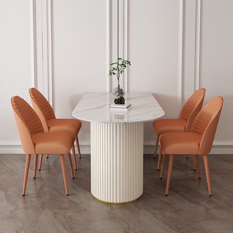 Traditional Luxury Dining Table Sintered Stone Table for Home