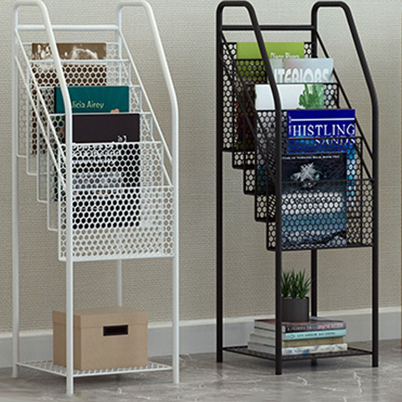 5-Shelf Metal Ladder Bücherregal zeitgenössisches Buchregal, 36,2 '' H x 12,2 '' W.