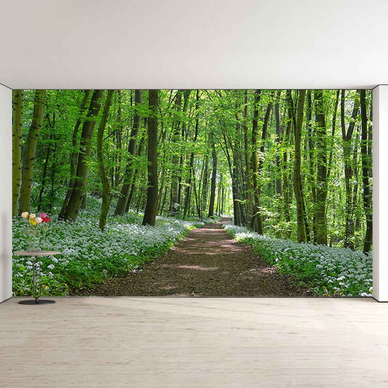Full Size Water Resistant Forest Mural Wallpaper Modern Wall Decor, Made to Measure