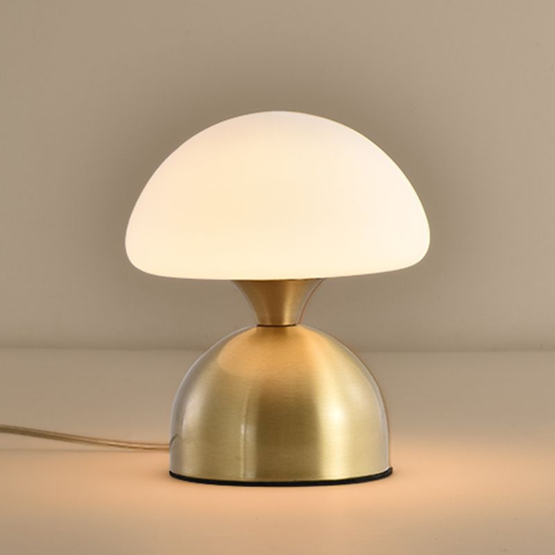 Lámpara de mesa de globo moderna 1 luz de mesa de luz