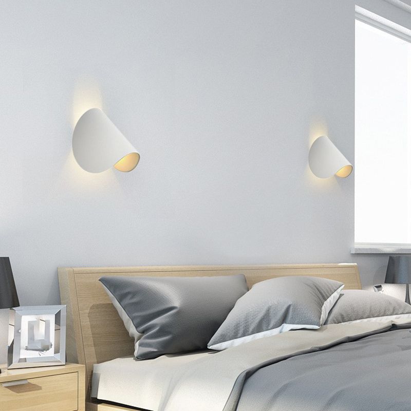 Minimalist Swivel Wall Sconce Macaron Curve Wall Light Fixture