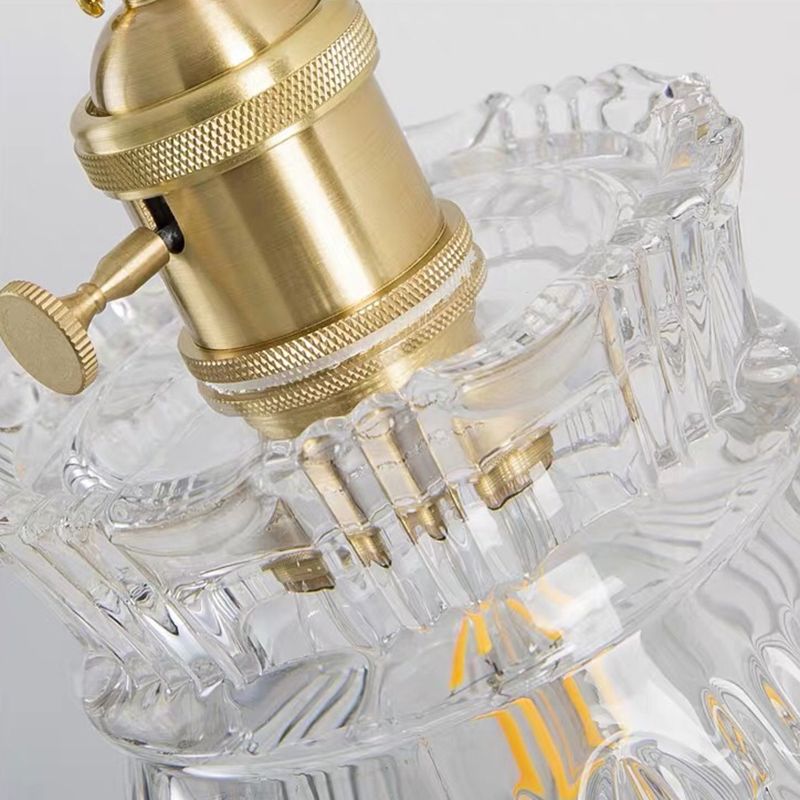 Contemporary Vanity Light Creative Glass Shade Wall Light Sconce for Washroom