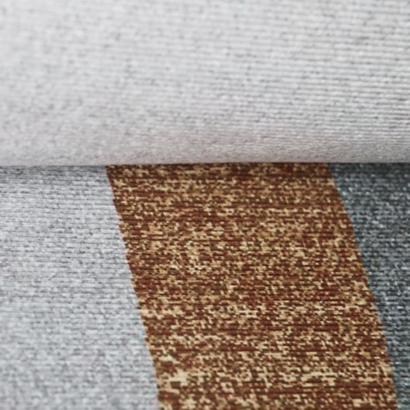 Black Tone Geometric Print Rug Polyester Carpet Modern Non-Slip Backing Indoor Rug for Living Room