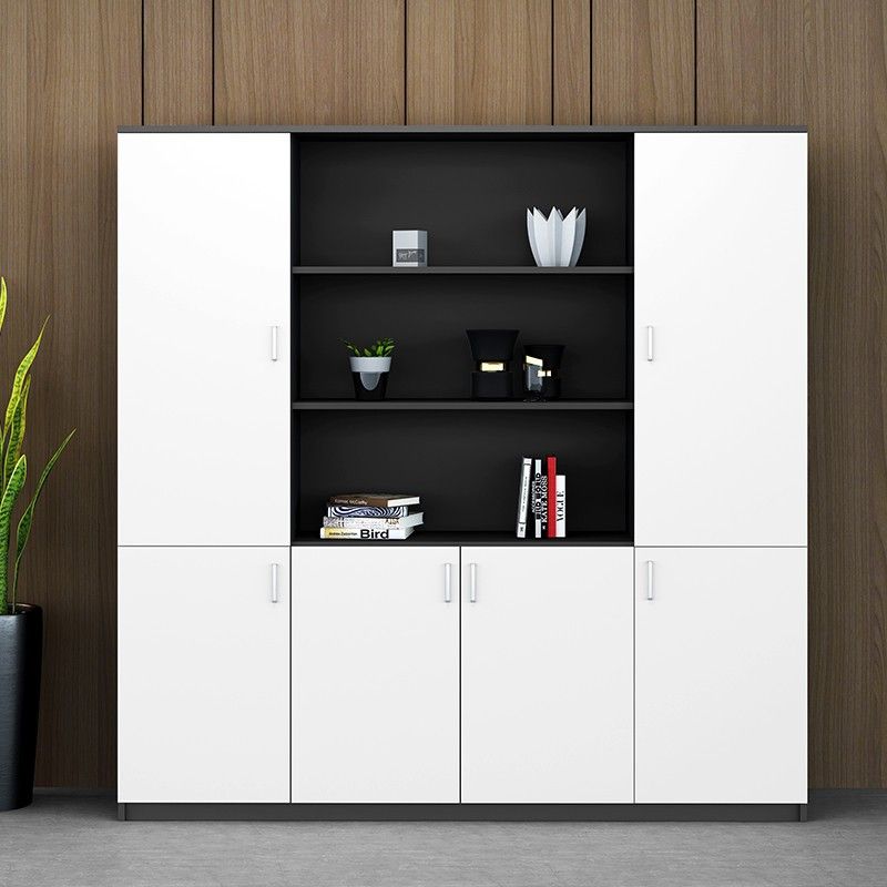 Industrial Cabinet Wood Adjustable Storage Shelves Filing Cabinet