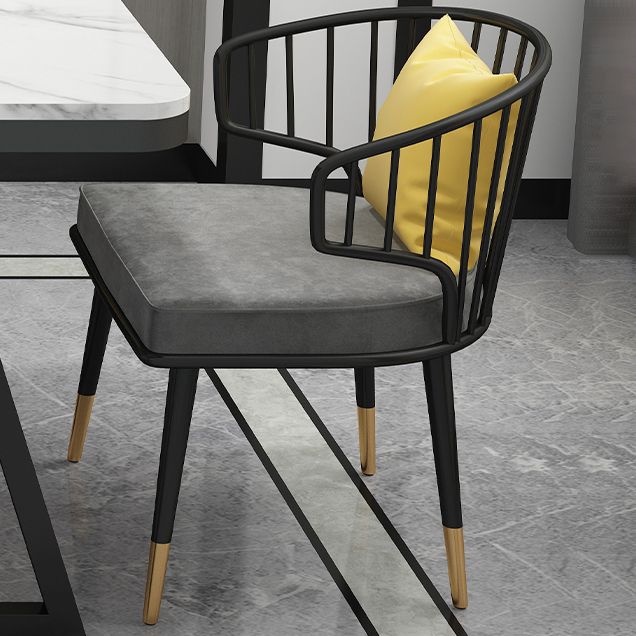 Modern 1/2/5/7 Pieces Dining Set White Stone Top Dining Furniture