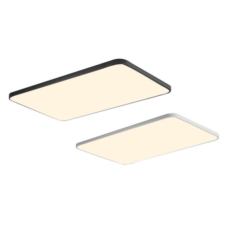 Lámpara de techo LED cuadrada de estilo moderno con montaje empotrado para sala de reuniones