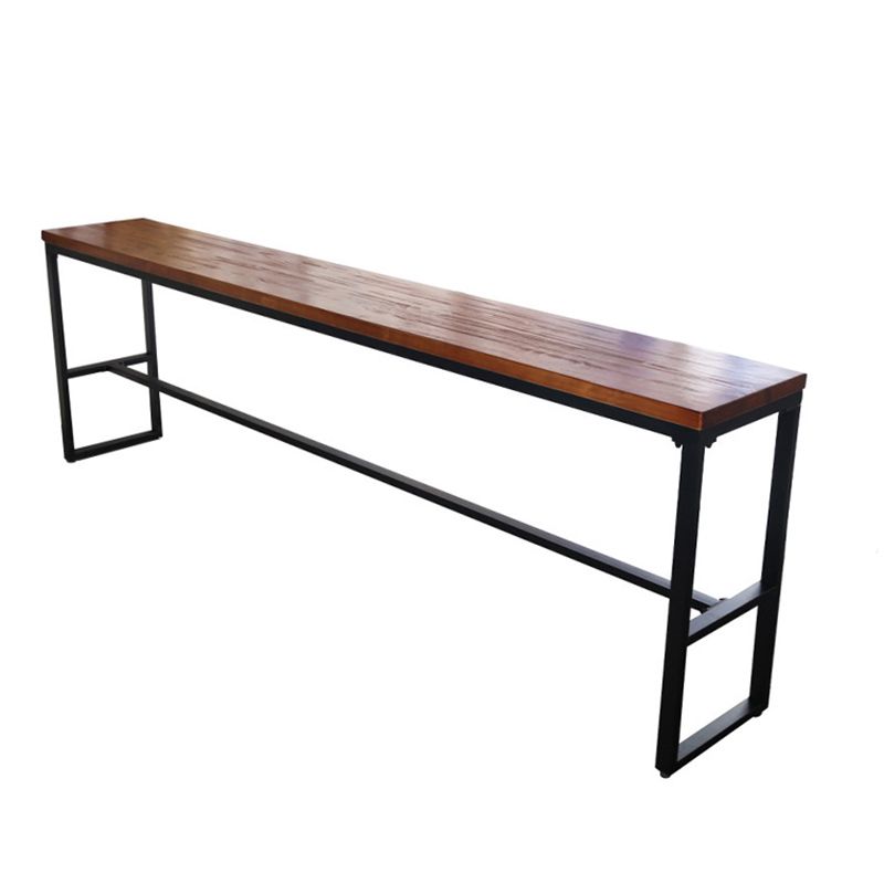 Contemporary Solid Wood Pub Set 1/6 Pieces Rectangle Bar Height Bar Set