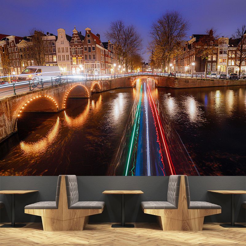 Customized Amsterdam Mural Contemporary Wall Covering for Living Room Bedroom