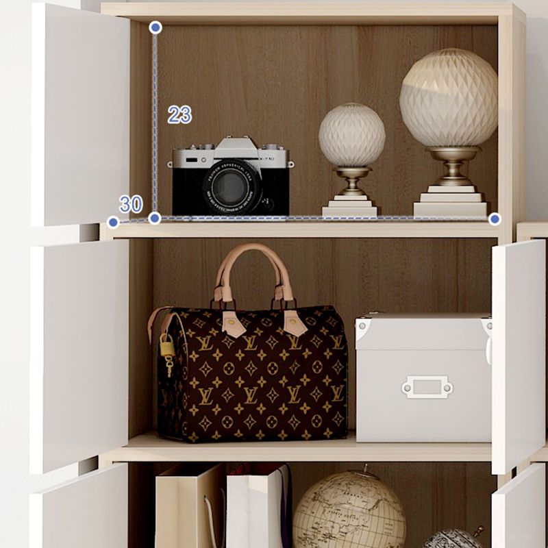 Modern Wooden Accent Cabinet Knobs Handle Design Storage Cabinet