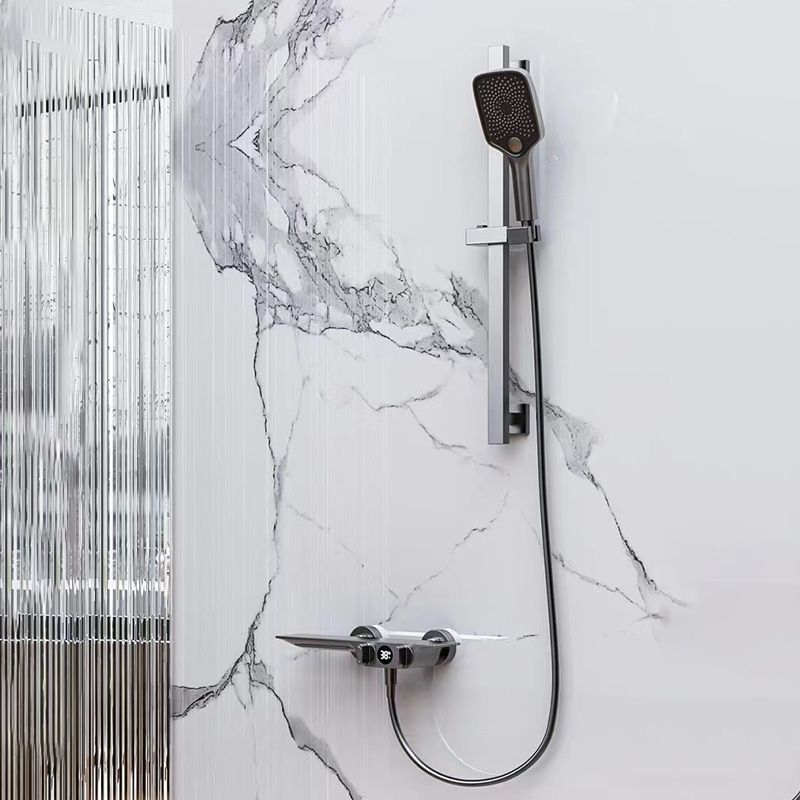 Modern Faucets Copper 2-Handle and 4-Hole Wall Mounted Bath Faucet Trim