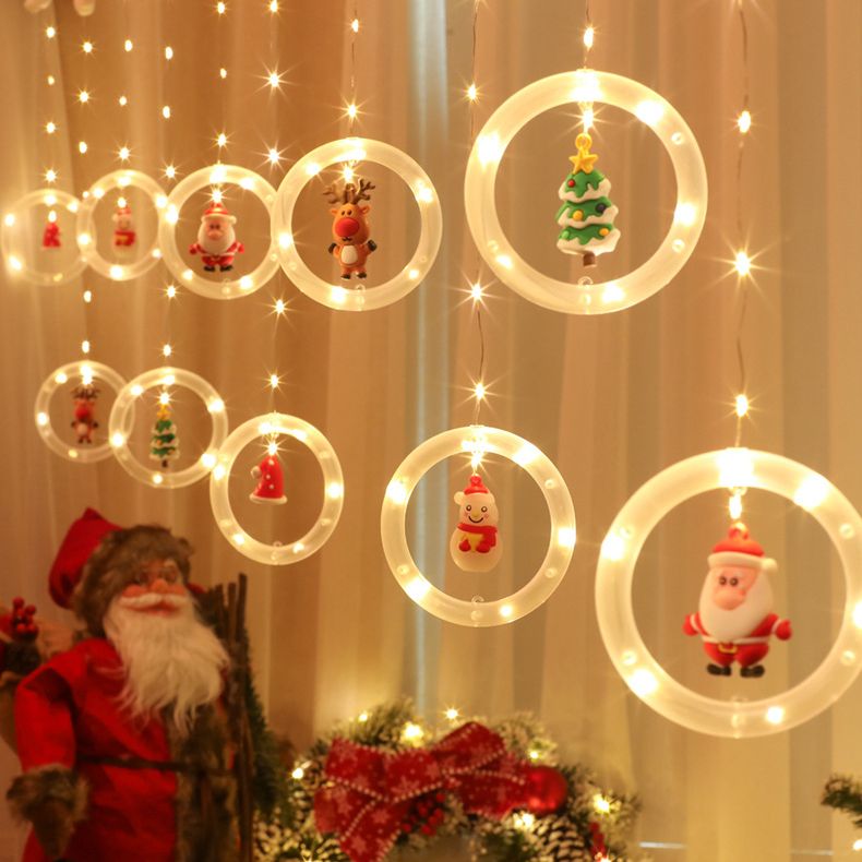 Cartoon LED Rope Light Modern Circle Decorative Lights for Shop Window