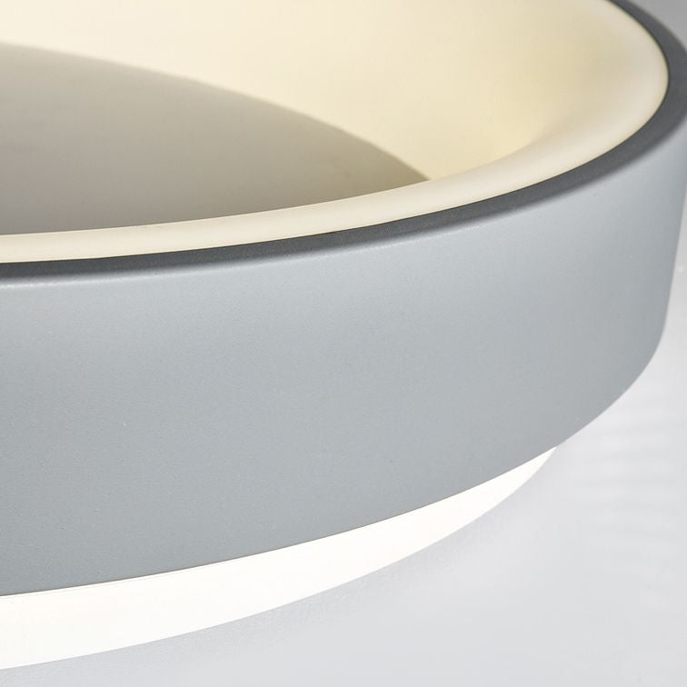 Circular Flush Mount Light Fixtures Modern Acrylic Flushmount