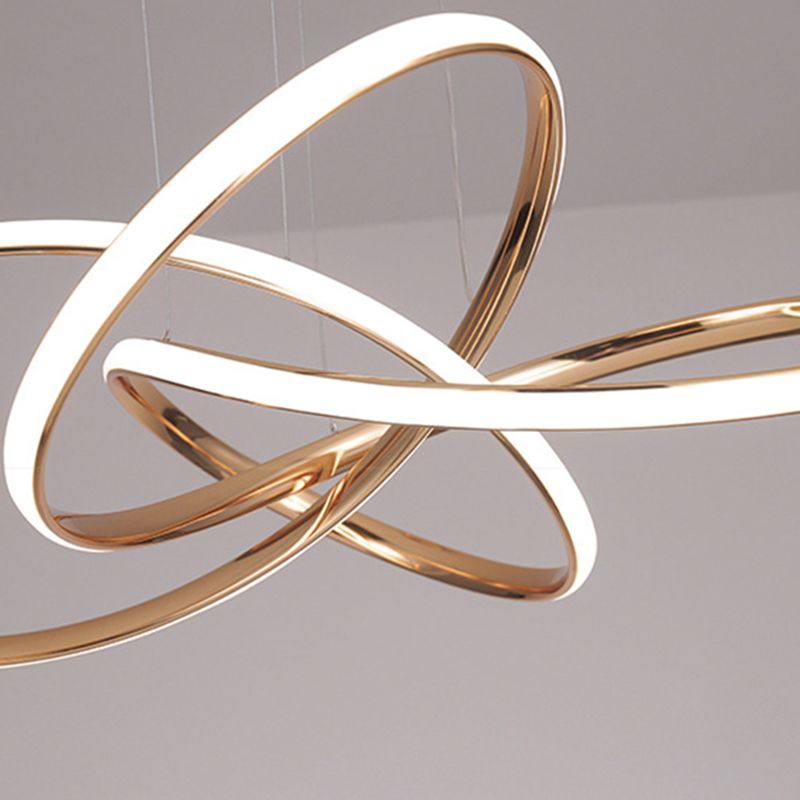 Forme linéaire Métal Pendre luminaire moderne 1 Lumière Lumière Lumière