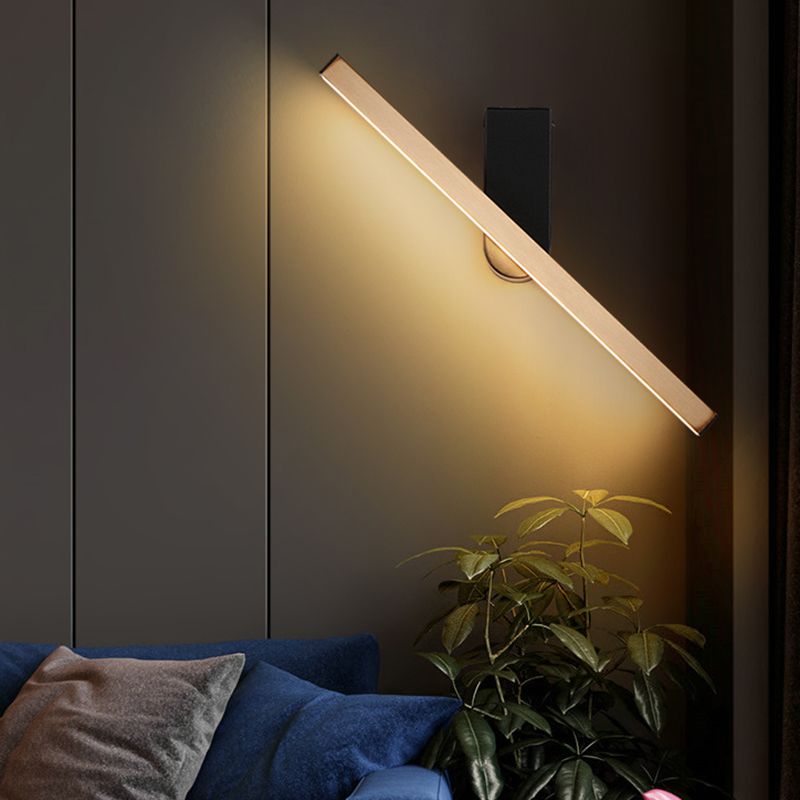 Modern Simple Wall Light Rotatable Rectangle Shape Wall Lamp for Living Room