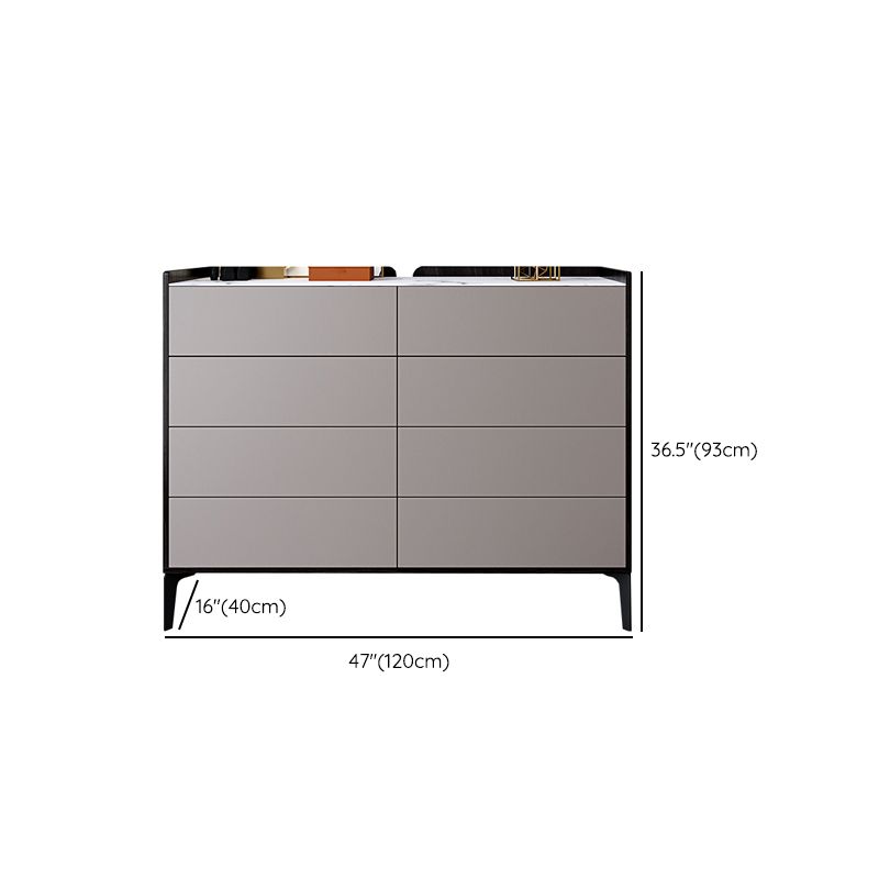 Stone Storage Chest Modern Storage Chest Dresser for Bedroom