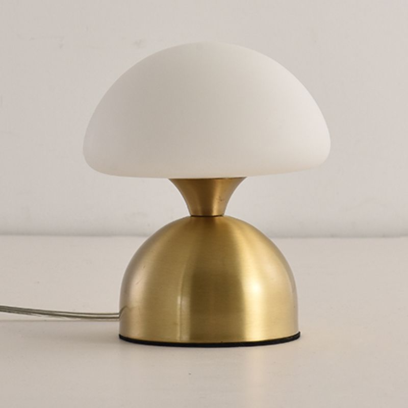 Lámpara de mesa de globo moderna 1 luz de mesa de luz