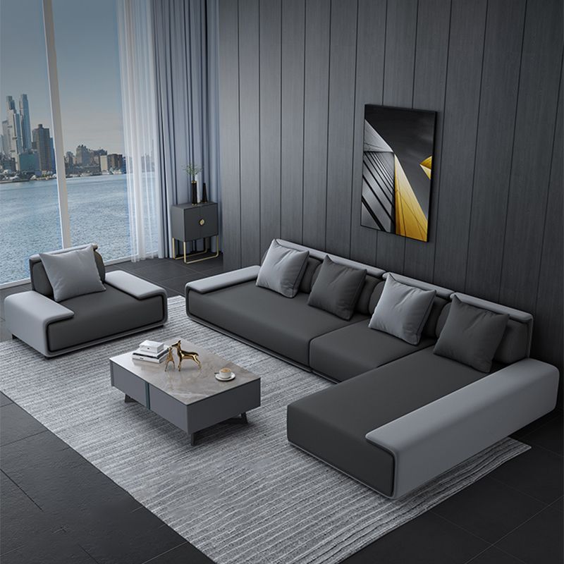 Armless Sofa 35.43" D x 27.55" H Standard Sofa with Pillow for Living Room