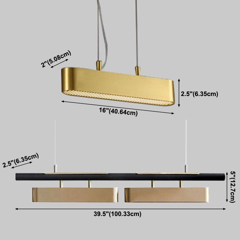 Modern Style LED Stainless Steel Hanging Light Fixture Dining Room Pendant Light