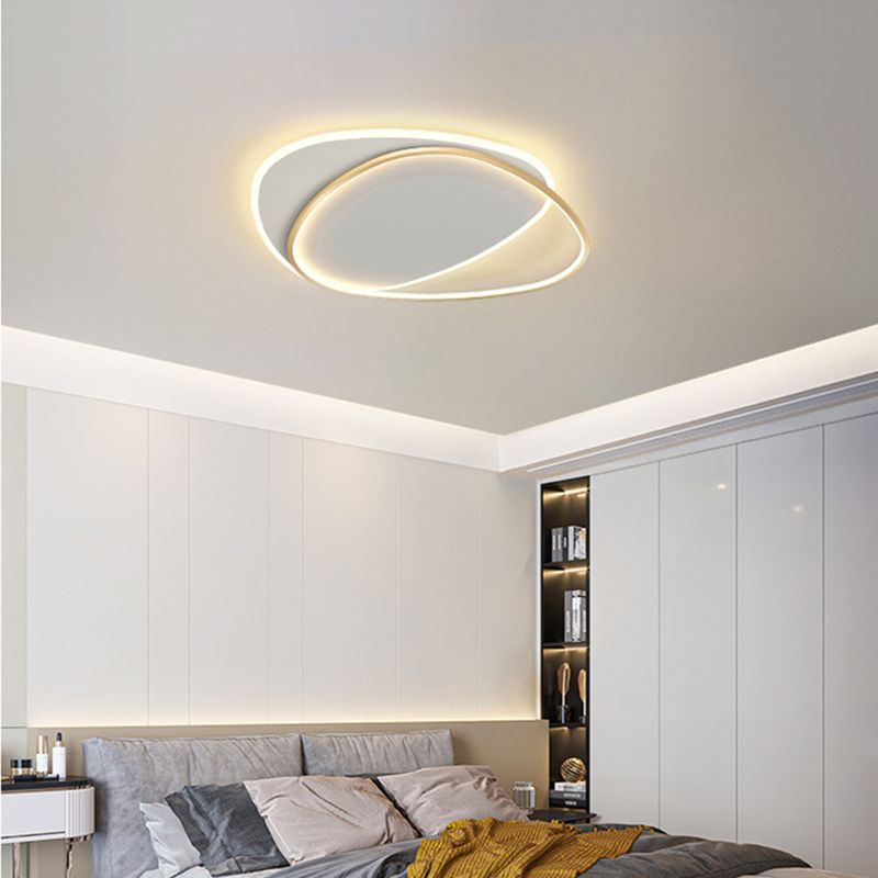 Lampada da soffitto a LED da incasso a soffitto di design dalla linea stile contemporaneo per soggiorno