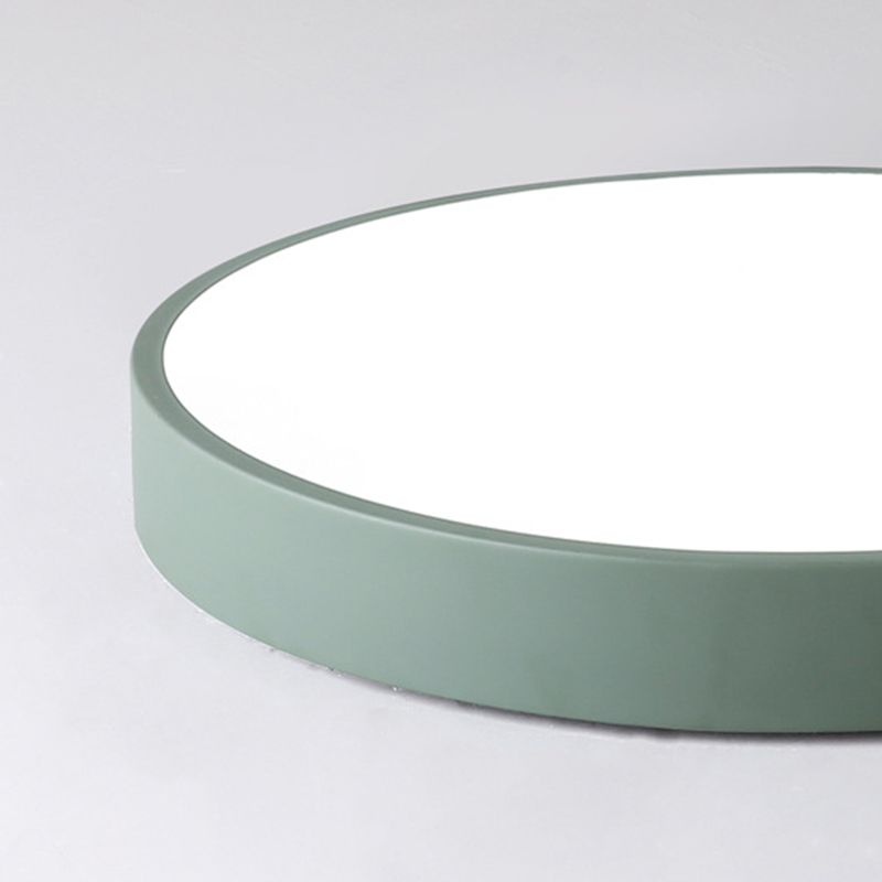 Moderne stijl rond inbouwmontage Plafondverlichting Metaal 1 Licht Led-inbouwlamp