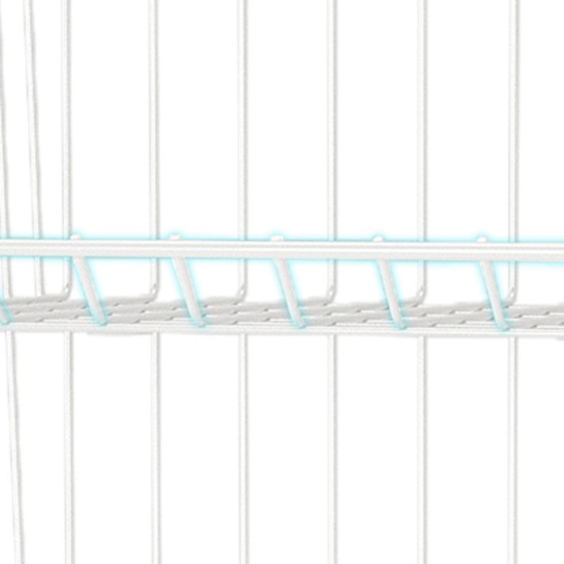 Industrielle geometrische Bücherregal Metal Closed Back -Bücherregal mit Rädern